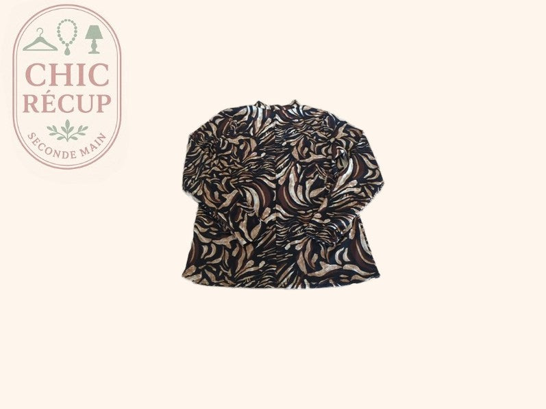 T-shirt manches longues Riu Paris - 3 - marron