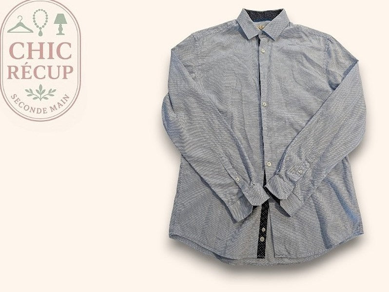 Chemise Unies Celio - M - Bleu Clair - Ayzan-89