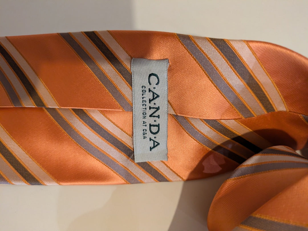 Cravate Canda - Taille Unique - Orange - Phleg-44