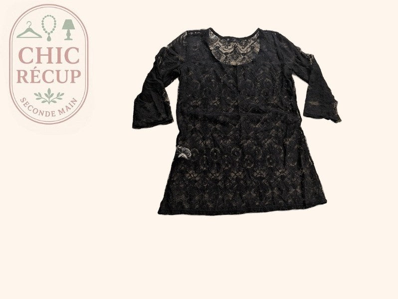 Blouse Bonobo Jeans - L - Noir - Mache-29