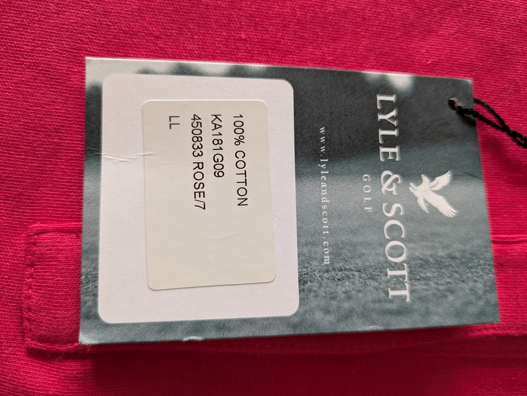 Polo Lyle & Scott - Xl - Rose - Labag-377