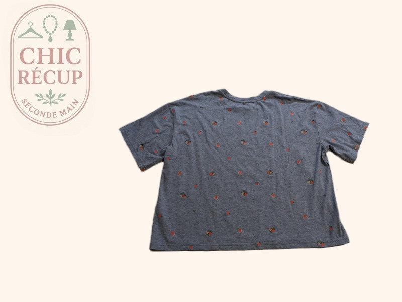 T-shirt Rue Mazarine - M - Bleu - Labag-213