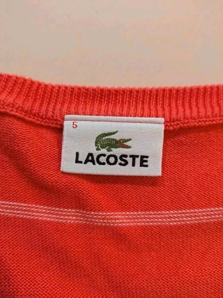 Sweat Col V Lacoste - Xxl - Corail - Phleg-04