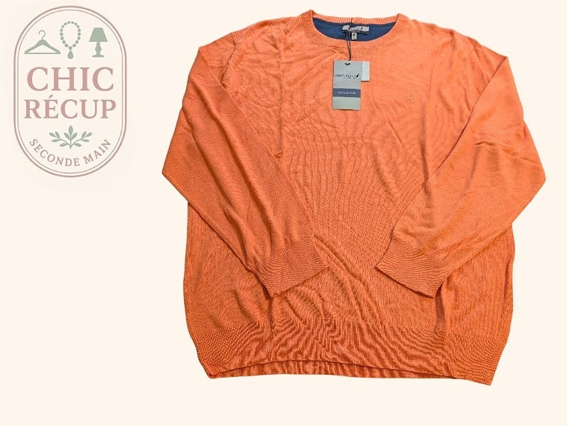 Pull Ras De Cou Gentleman Farmer - Xl - Orange - Labag-120