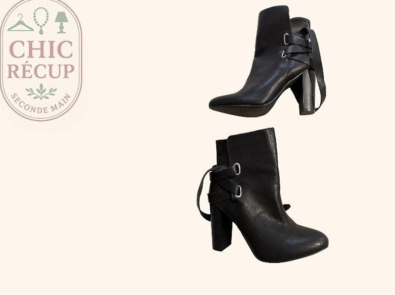 Bottines Just Fab - 37 - Noir - Anbou-34