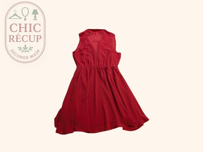 Robe d'été H&m - 42 - Rouge - Sans manches