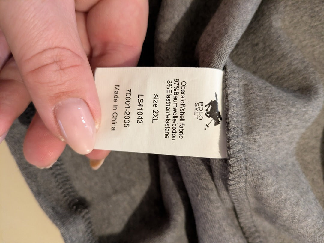 T-shirt Polo Sylt - 2xl - Gris - Labag-198