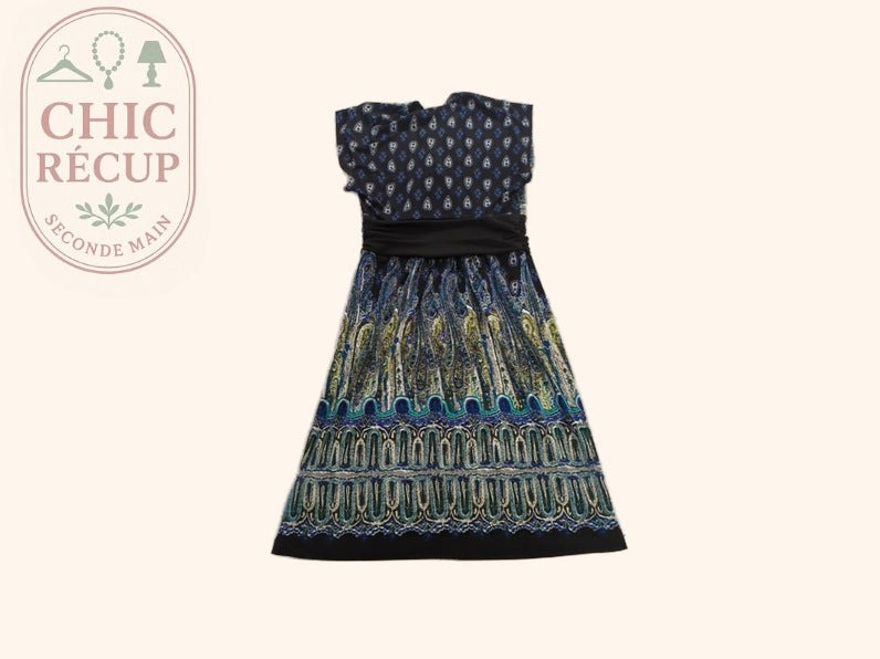Robe Casual - Bailey Blue - S - Bleu - iscou-24