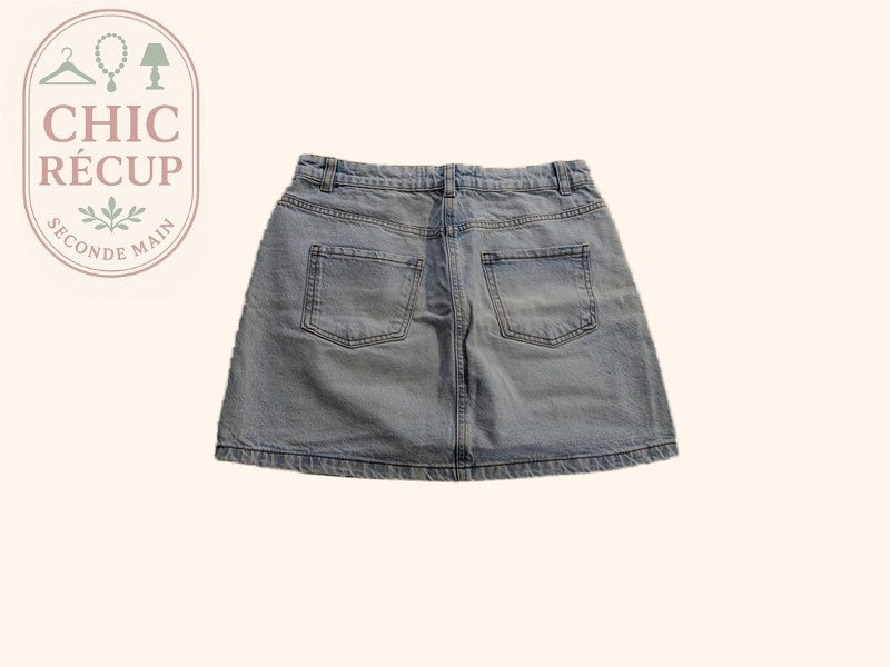 Mini-jupe Primark - 38 - Bleu Clair - Evvio-73
