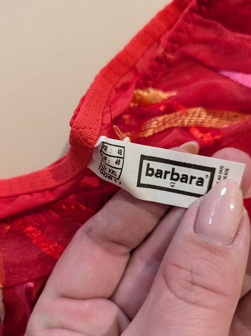 Ensemble de lingerie Barbara - 105e - Rouge