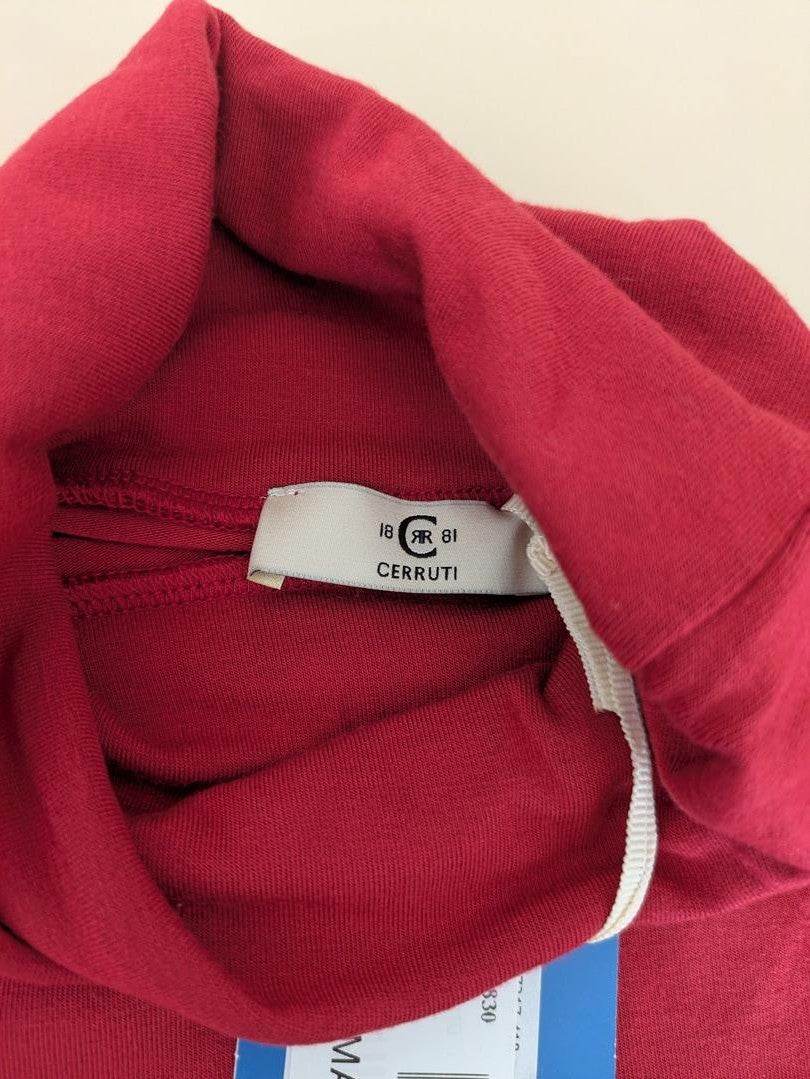 Pull Col Roulé - Cerutti - Xl - Rouge - Labag-58
