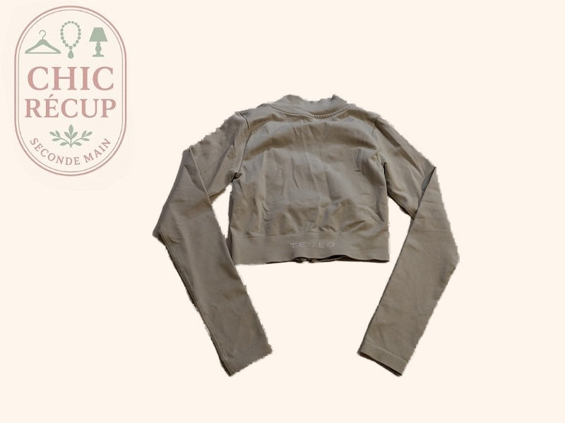 Veste de sport Teveo - Xs - Gris - Cropped zippé