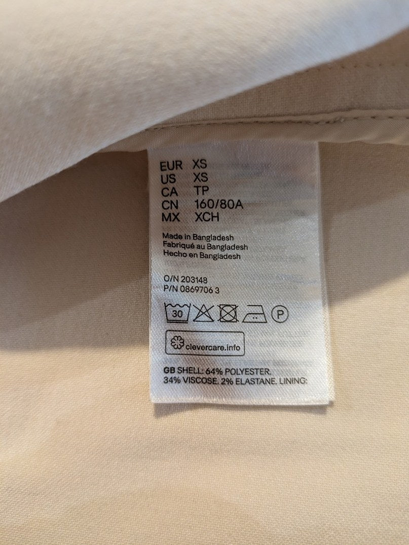 Pardessus Et Manteau Long H&m - Xs - Blanc - Mache-33