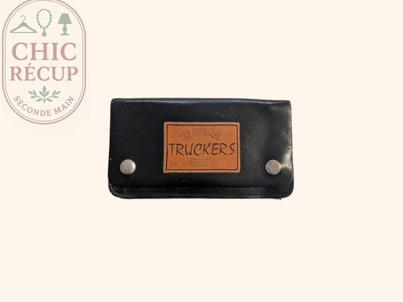 Porte-monnaie Truckers - Noir - Elrio-34