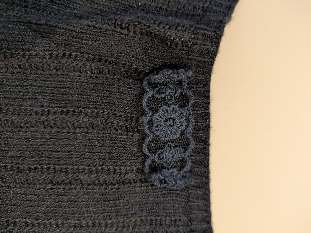 Pull X.d.z. Moda - M - Noir - Maille Fine