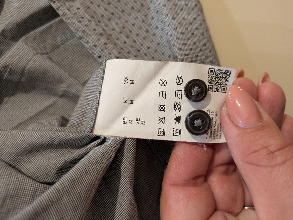 Chemise Unies Hugo Boss - M - Gris - Malab-14