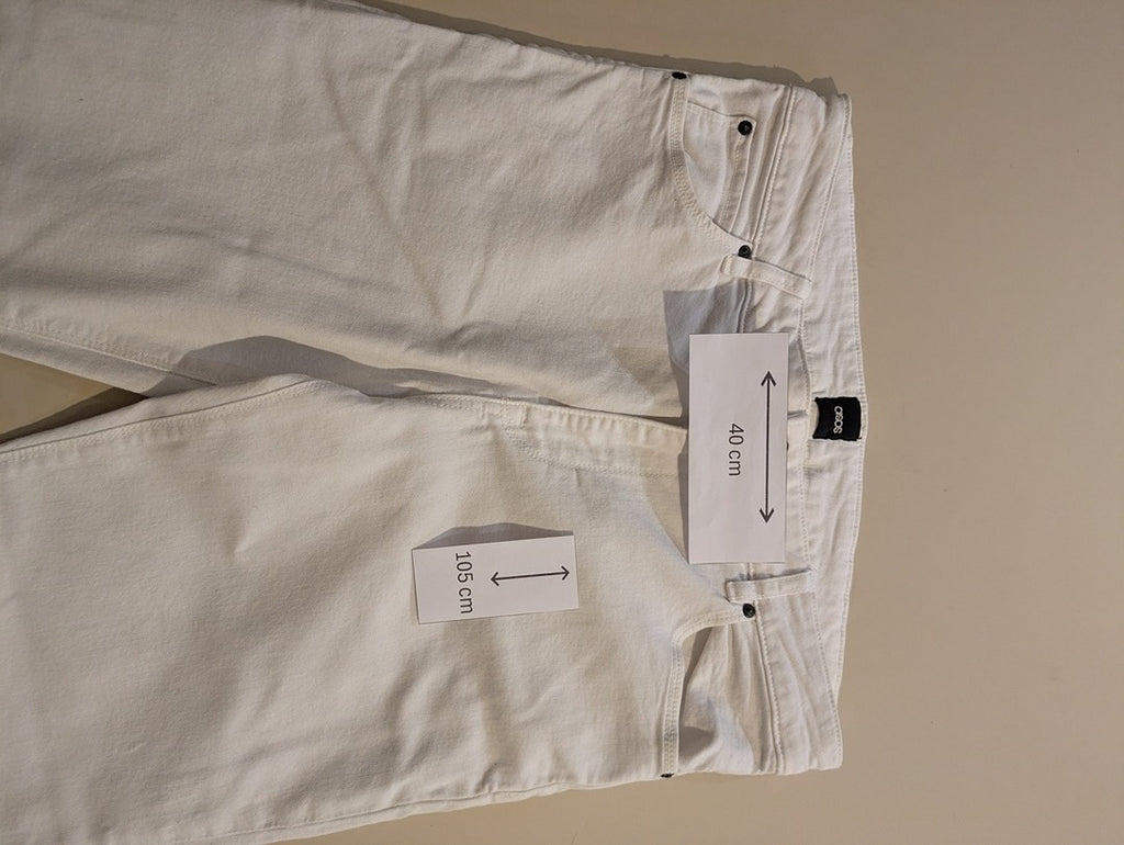 Jeans Slim Asos - M - Blanc - Chtri-18