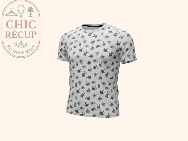 T-shirt Custer - Xl - Blanc - Elrio-03