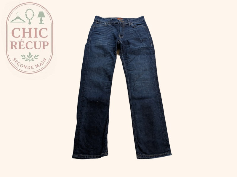 Jeans Coupe Droite Jack & Jones - M - Marine - Audeb-81