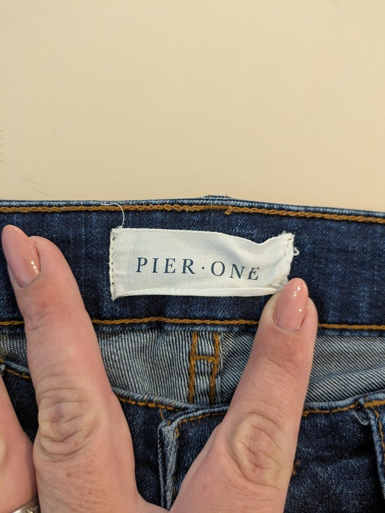 Jeans Coupe Droite Pier One - M - Marine - Ramec-13