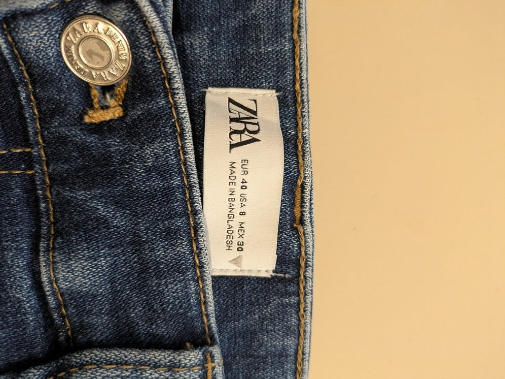 Jeans Slim Zara - S - Bleu - Paval-9