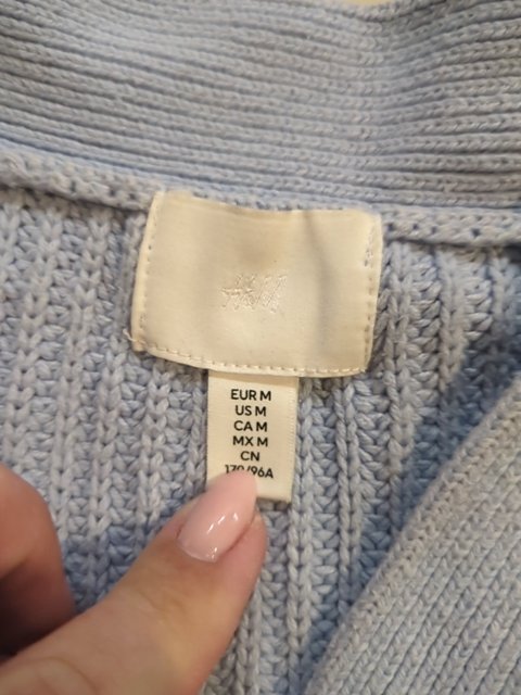 Cardigan - H&m - M - Bleu Clair - Ampri-37