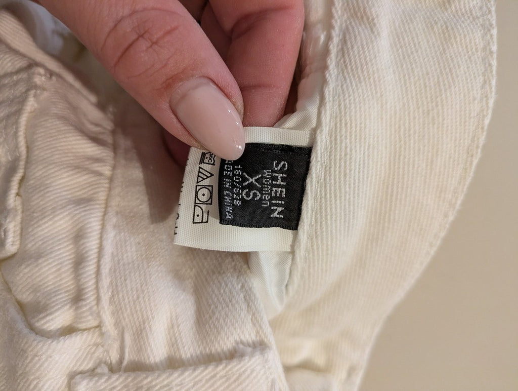 Jeans Troue Shein - Xs - Blanc - Lépas-9