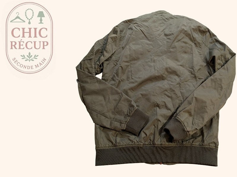 Blouson Teddy Petrol - M - Kaki - Grdec-15