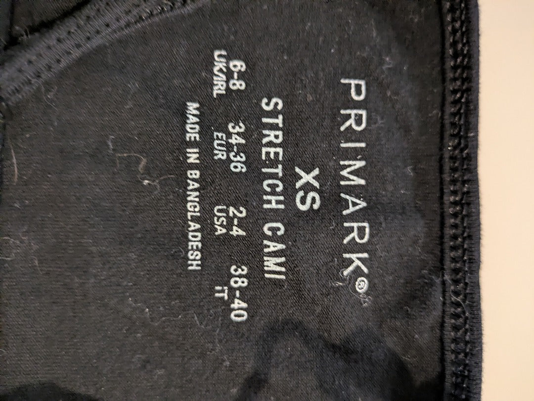 Débardeur Primark - Xs - Noir - Stretch Cami