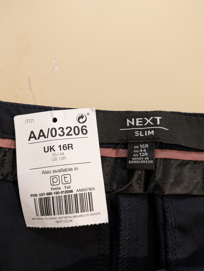 Pantalon De Costume Next - L - Marine - lulaf-07