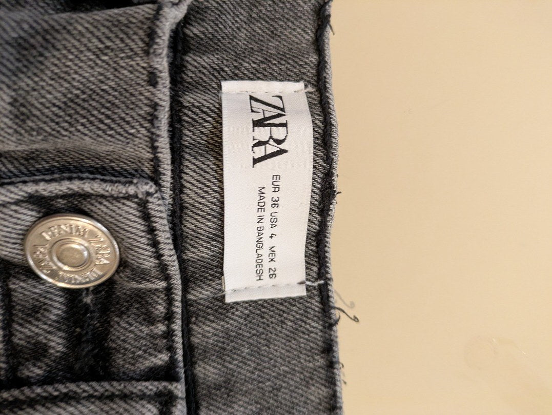 Short Zara - S - Gris - Shbad-29