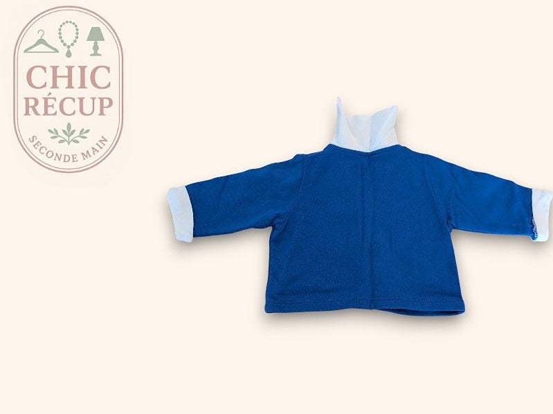 Polo Petit Bateau - 1-3 Mois - Bleu - Erbul-14
