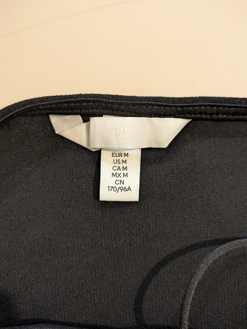 Tops Court H&m - M - Noir - Chpav-130