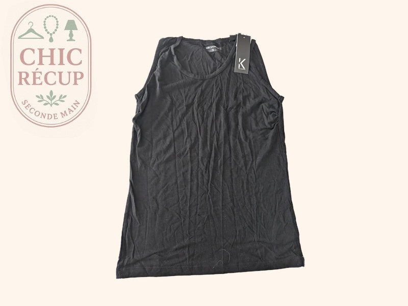 Débardeur Karl Lagerfeld - Xl - Noir - Viviane Ruched Vest