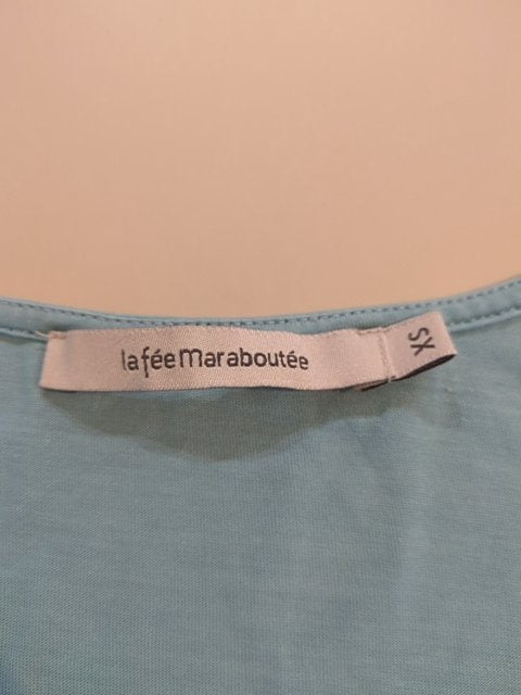 Débardeur - La Fée Maraboutée - Xs - Bleu Clair - Iscou-33