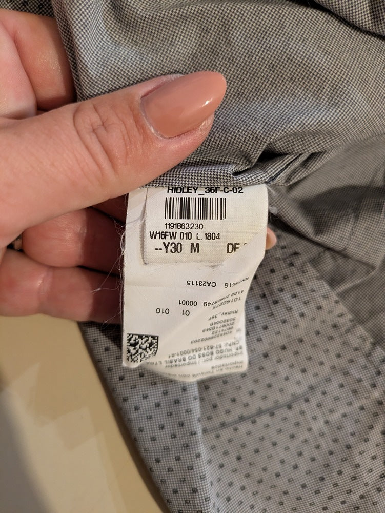 Chemise Unies Hugo Boss - M - Gris - Malab-14