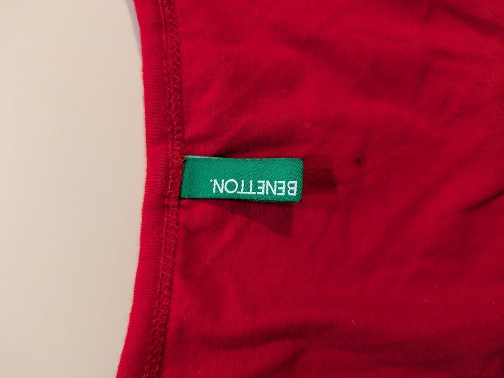 Blouses Manches Longue Benetton - M - Rouge - Qubur-50