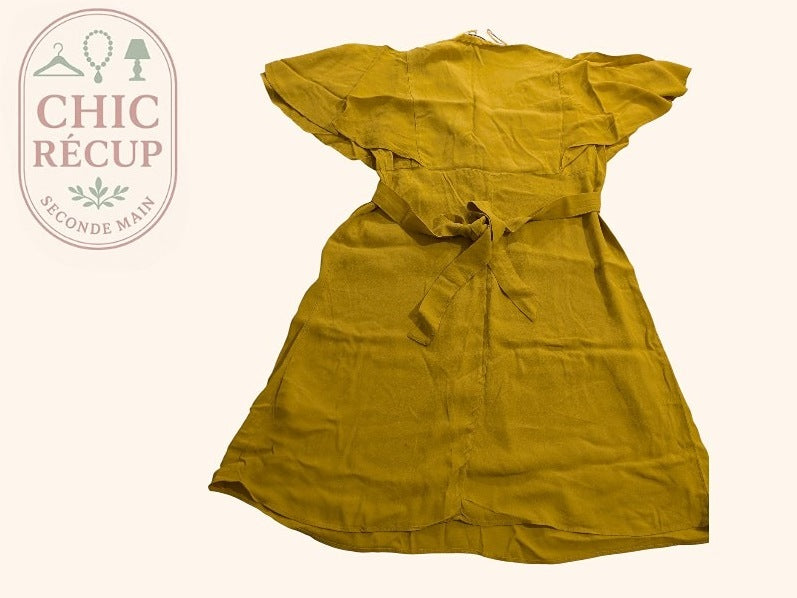 Robe D'ete Naf Naf - 42 - Jaune - Malat-18