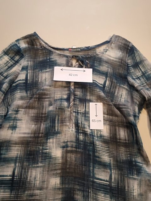 Blouse - Street One - Eu 40 - Bleu - Qubur-155