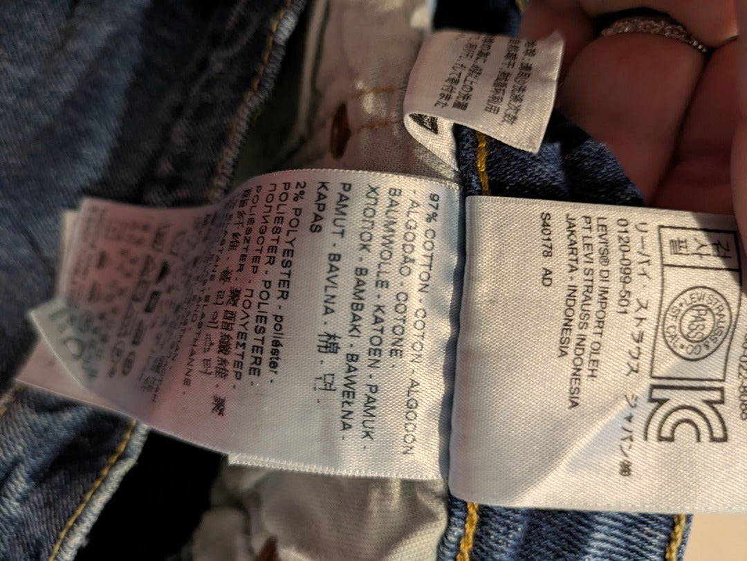 Short en jean Levi's - 32 - Bleu - 511