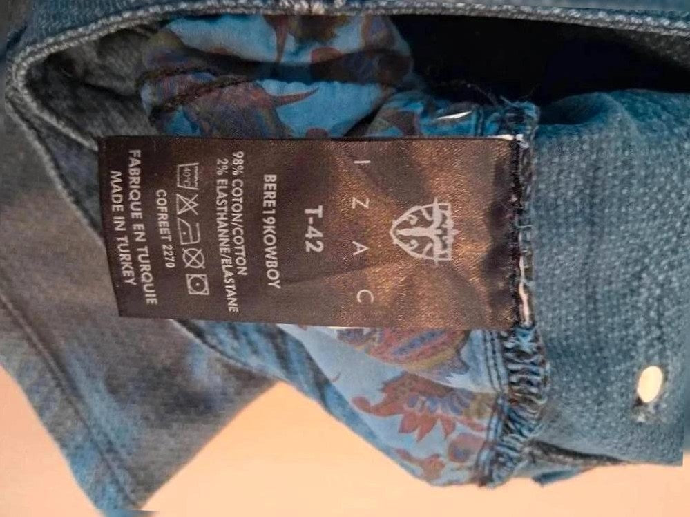 Short En Jean Izac - L - Bleu - Ayzan-24