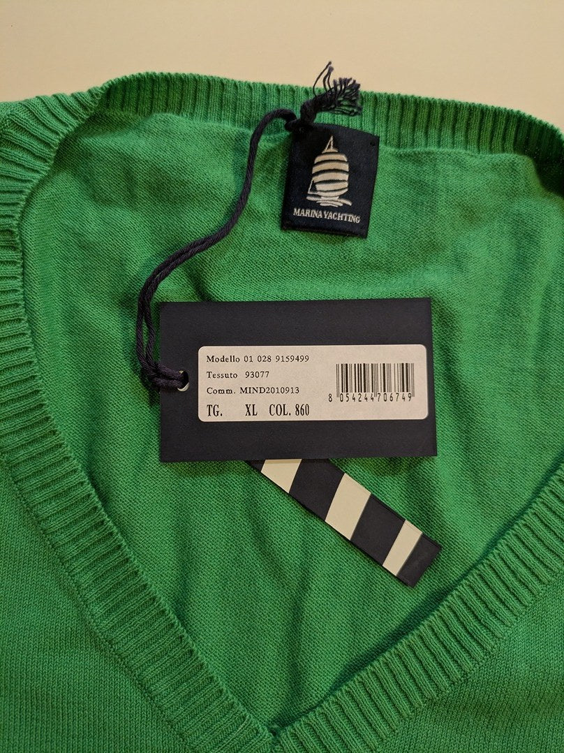 Pull Col V Marina Yatching - Xl - Vert - Labag-23