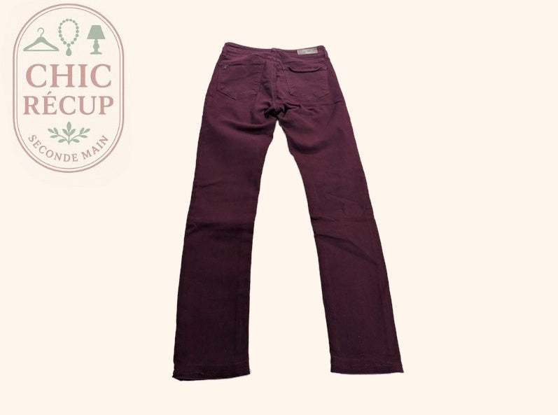 Jeans skinny Kaporal - 38 - Bordeaux - W28 L32