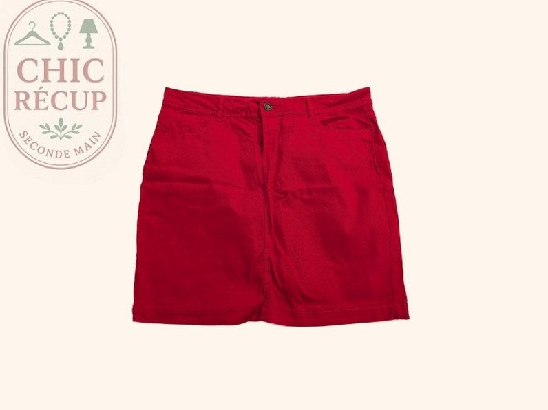 Jupe Tissaia Basics - 40 - Rouge