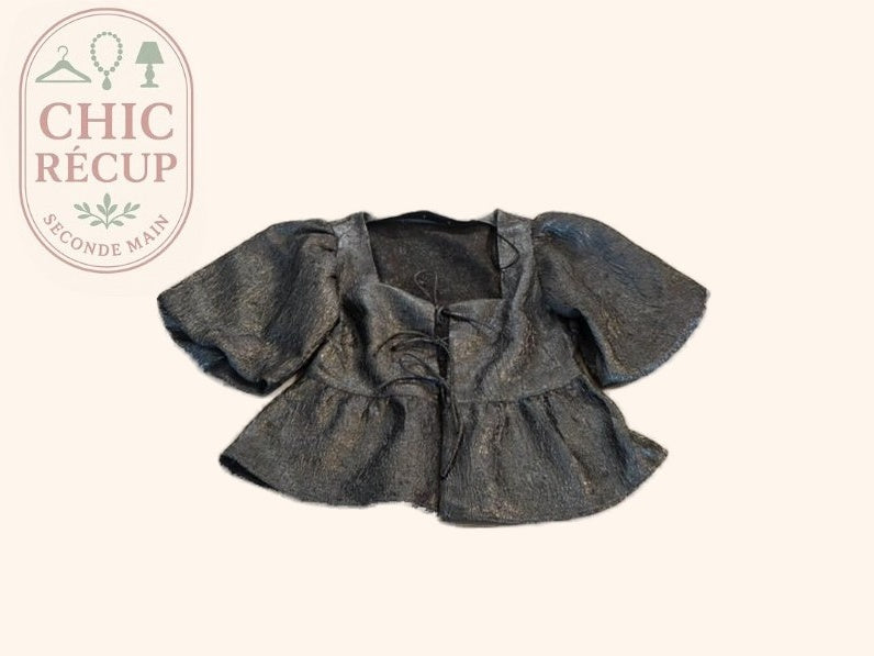 Blouses ¾ - H&m - M - Gris - Chiou-03