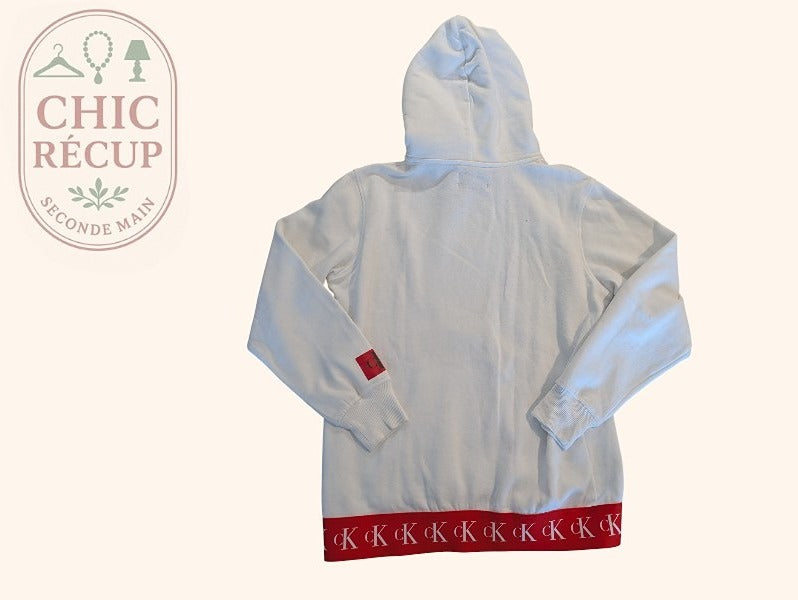 Pull Et Pull A Capuche Calvin Klein Jeans - S - Blanc