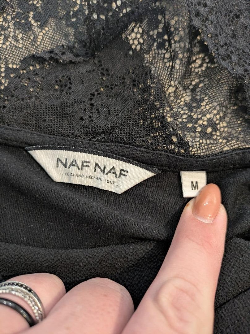 Blouse Naf Naf - M - Noir - Sabro-27