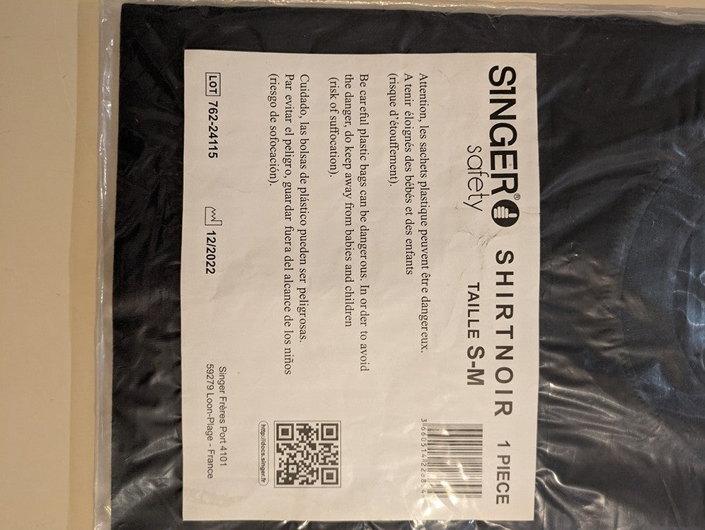 T-shirts Uni Singer - S - Noir - Magil-3