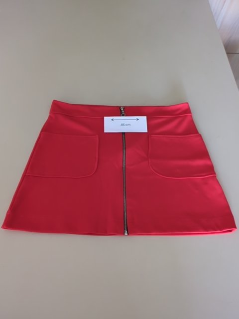 Jupe Kiabi - L - rouge - zippée