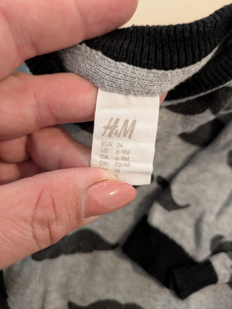 Lot De Vêtements H&m - 6-9 Mois - Gris - Erbul-48